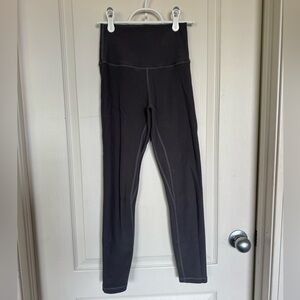 Gray Born Primitive Ribbed High-Waisted Leggings Sz S